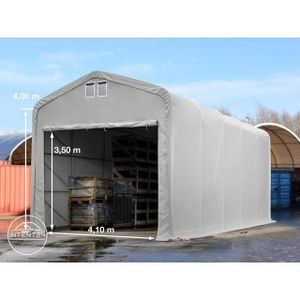 TONNELLE - BARNUM Tente de stockage TOOLPORT 5x10 m - Gris - Autopor