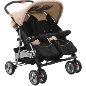 poussette canne double looping black emotion