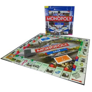 JEU SOCIÉTÉ - PLATEAU Jeu de société - WINNING MOVES - Monopoly Lille - 