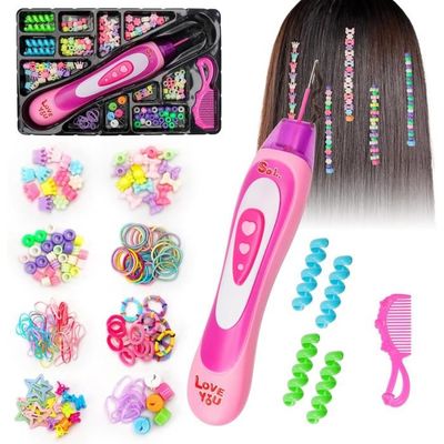 OSDUE Machine à Tresser Les Cheveux Automatique Pour Fille - Avec Perles Colorées - Cadeau Créatif Pour Enfants 5 Ans Et Plus - 3