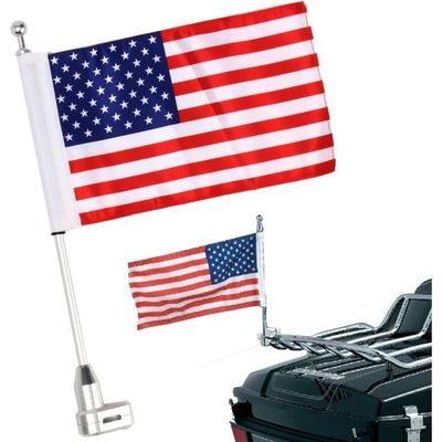 Porte-bagages latéral arrière réglable pour Moto, drapeau américain,  décoration pour Honda YMH, la plupart des motos