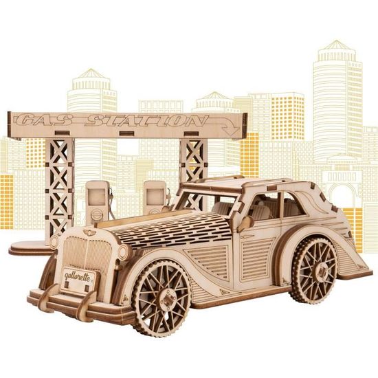 ROBOTIME Puzzle 3D En Bois Maquette Voiture En Bois A Construire Adulte