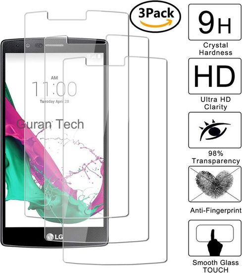 Protection écran Verre Trempé 9H Pour LG G4 Stylus H635 - Anti-rayures, Transparente - Fabriqué En France