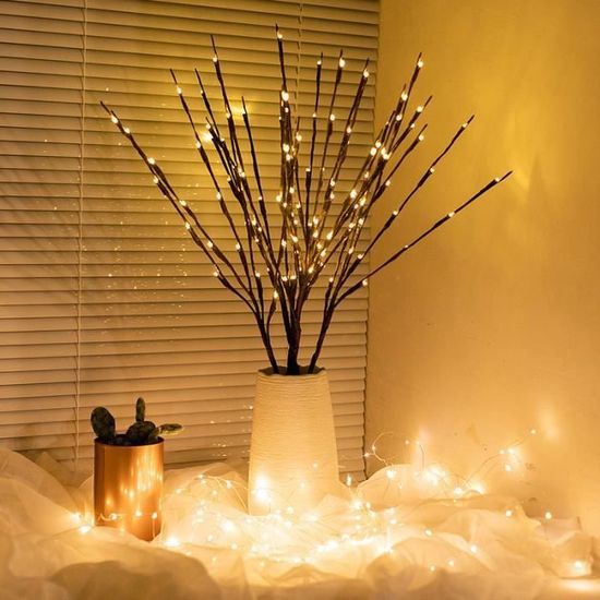 Hellum Guirlande Lumineuse Intérieur 10 Lumières Blanc Chaud – 1,35 M Avec Prise Et Interrupteur, Ambiance Noël & Déco Magique