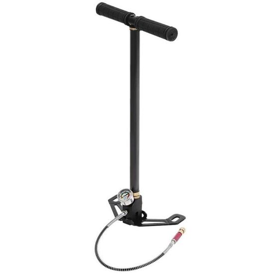 Pompe PCP 3 Étages 6000 Psi – Acier Inoxydable, Filtre Huile/Eau, Manomètre – Carabine, Vélo, Kayak