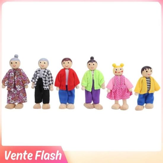 Marionettes Bebe Lot De 6 Marionnettes à Main Famille - Grand-père, Grand-mère, Père, Mère, Fils, Fille - Théâtre Pour Enfants Marionnettes éducatives Marionettes Bebe Lot De 6 Marionnettes à Main Famille - Grand-père, Grand-mère, Père, Mère, Fils, Fille - Théâtre Pour Enfants Marionnettes éducatives
