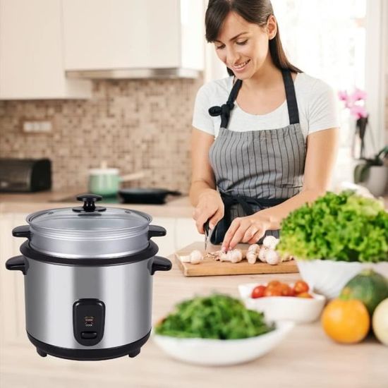 MNBVH Cuiseur à Riz électrique, Cuiseur à Riz, 8-45l, Cuiseur à Riz Commercial De Grande Capacité, Pour Cantine/hôtel/hôtel/école(Size:36L