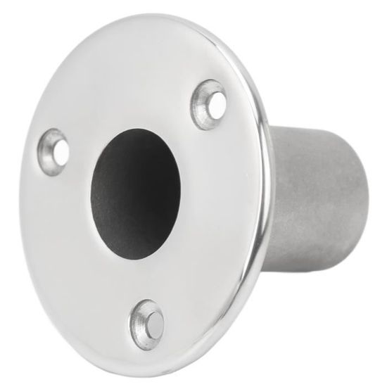 HERCHR Raccord De Main Courante Bateau – Base Rectangulaire/carrée En Acier Inoxydable, Diamètres 20/22/25mm, Finition Miroir, Pour Yachts