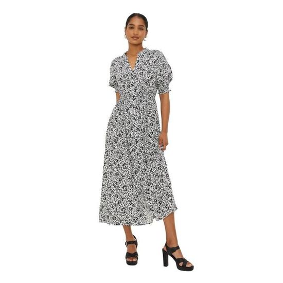 Dorothy Perkins Robe chemisi Noir blanc Cdiscount Pr t Porter