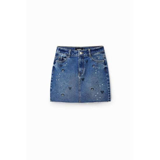 Jupe jeans desigual femme on sale