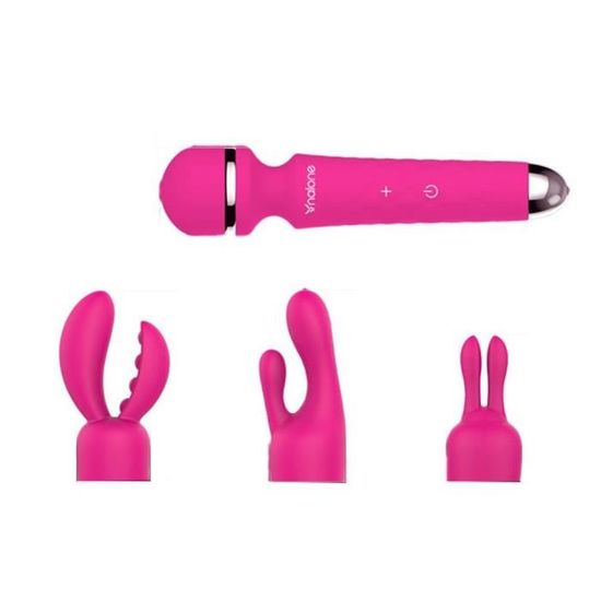 Vibromasseur Wand Puissant Loovix Nexia – Tête Souple En Silicone, Rechargeable USB, Multivitesses, Unisexe, Neuf