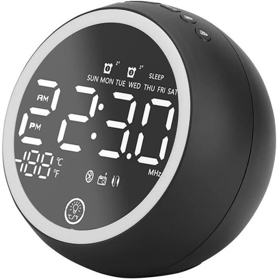 Chargeur Sans Fil Multifonction VIKEFON - Avec Haut-parleur, Lumière RGB, Pour Bureau
