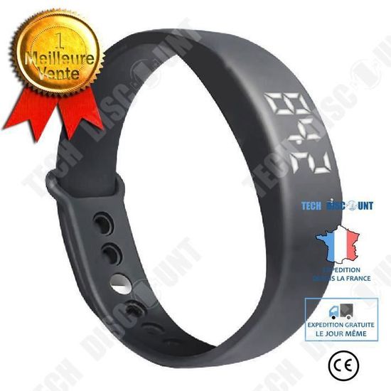 TD® Montre-Bracelet Intelligent Ecran V5 Couleur/Tensiomètre Rythme Ca –