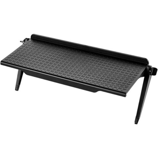 Écran Réglable Étagère, Écran Plateau Supérieur TV, Etagere pour Decodeur, sans Coup de Poing, Robuste et Stable, Postuler à TV Box, Routeur, Appareil Photo, Boîte de Jeu(Le Noir Écran Réglable Étagère, Écran Plateau Supérieur TV, Etagere pour Decodeur, sans Coup de Poing, Robuste et Stable, Postuler à TV Box, Routeur, Appareil Photo, Boîte de Jeu(Le Noir