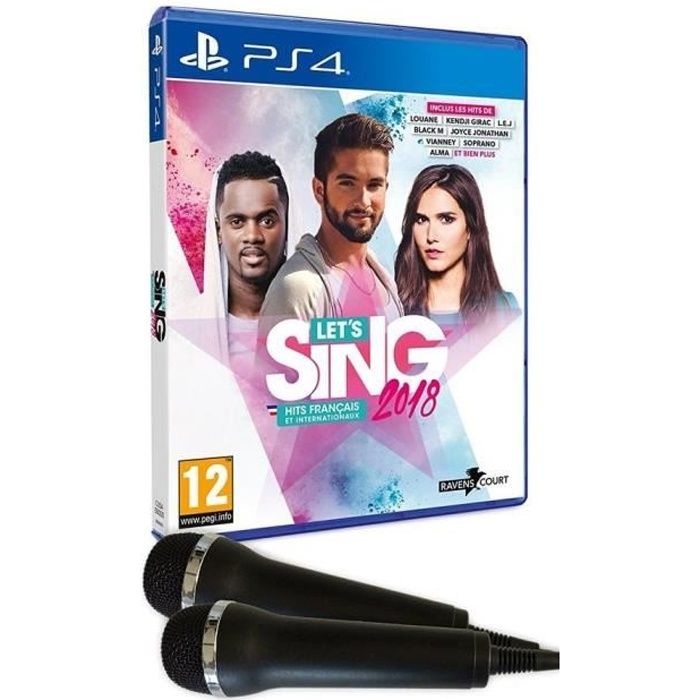 Let' Sing 2018 : Hits Français Et Internationaux + 2 Microphones Ps4