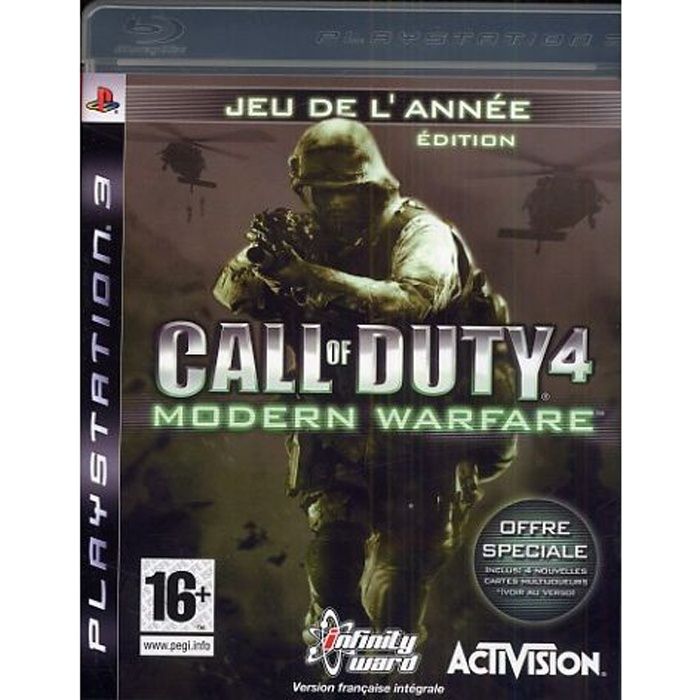 Deg Call Of Duty 4 Gold / Jeu Console PS3