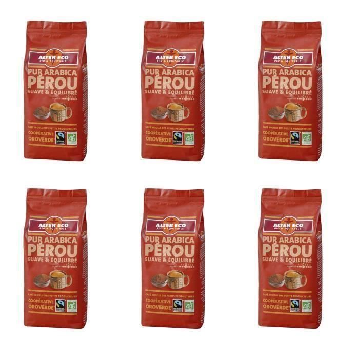 ALTER ECO Café Pérou 100% Arabica Bio 260g