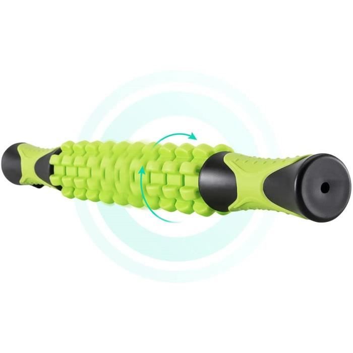 Rouleau de Massage,bâton de massage rouleau musculaire,pour Soulagement de la Douleur,Crampes,Tissus Profonds et Thérapie Musculaire
