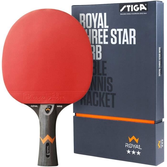 STIGA Royal 3 Etoiles Raquette de Tennis de Table Pro Ping Pong Racket