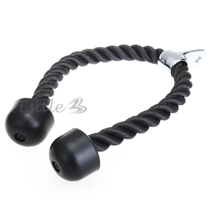 Câble Corde Cordon Entraînement Tirage Musculation Biceps Triceps Gym Fitness