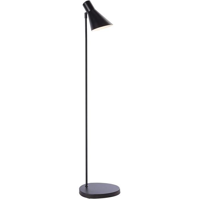 LAMPADAIRE LUSSIOL Luminaire Projet lamapdaire meacutetal 25 W noir L L 25 x H 125 cm170