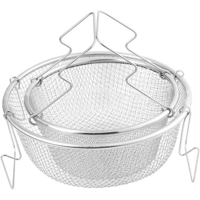 FRITEUSE Nom panier en acier inoxydable avec poigne portable en acierbrMatriel acier inoxydable 304 de haute qualitbrFabriqu en 310