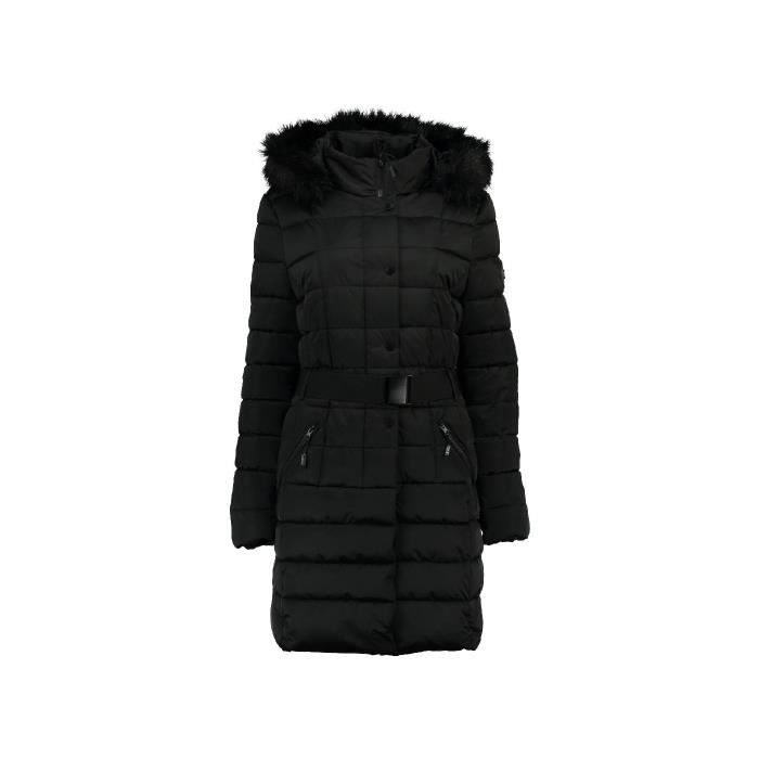 Doudoune longue Femme Geographical Norway Anemone Noir