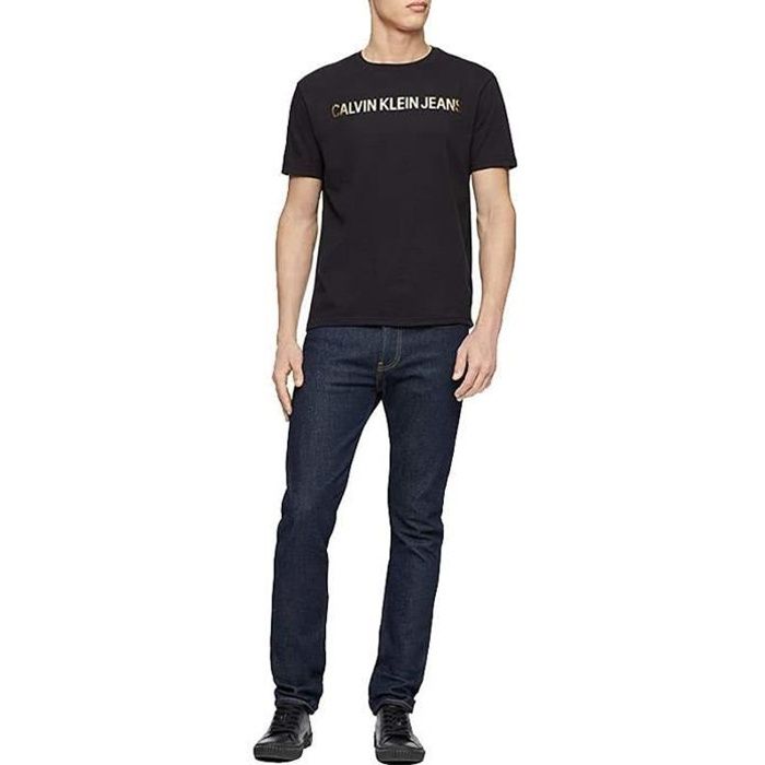 Calvin Klein T-Shirt Ck Jeans Logo Noir