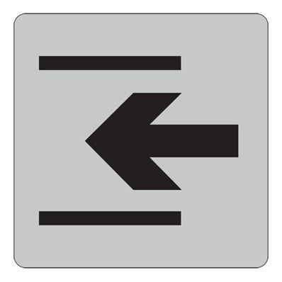 PLAQUETTE SIGNALETIQUE ADHESIVE