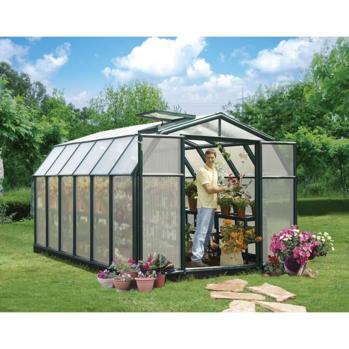 Palram - Canopia Serre de jardin Hobby Gardener 10m2 Verte