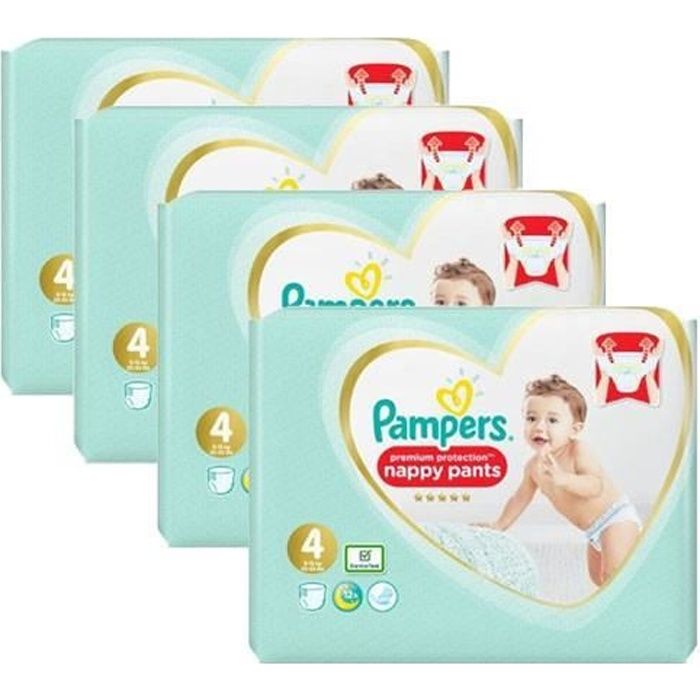 235 Couches Pampers Premium Protection Pants taille 4