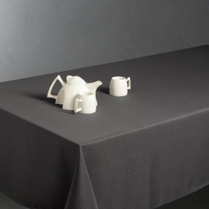 Nappe anti taches rectangulaire Gris foncé, 150 x 300 cm