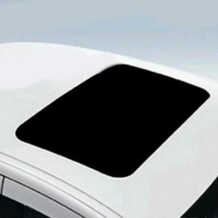 Autocollant de Simulation Lucarne Noir Toit Ouvrant Décoration Véhicule