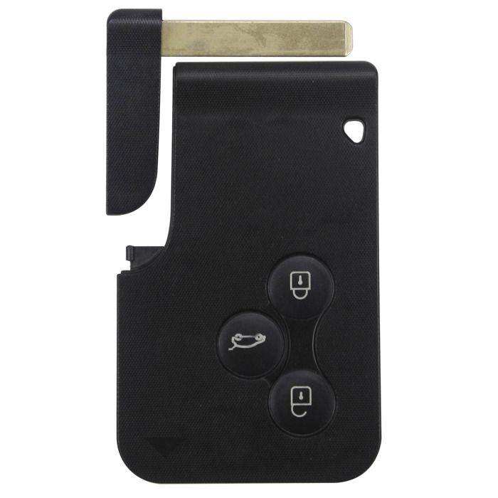 Coque De Clé Pour Renault Espace, Megane, Scenic, Master, Trafic - Boîtier De Remplacement 1 Bouton, Sans électronique