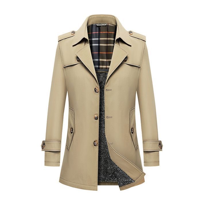 Trench Coat Veste Longue Hiver Homme Trench Manteau Homme Cuir