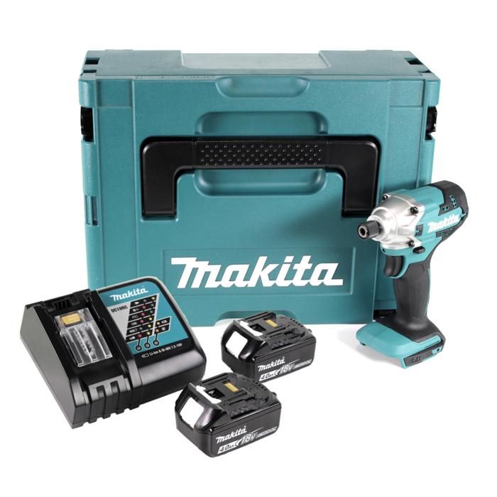 Makita DTD 156 RMJ Clé à choc sans fil 18V 155Nm + 2x batterie 4 0Ah + chargeur + Makpac - vue 2