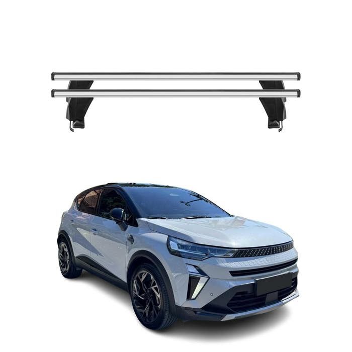 Barres De Toit Aluminium OMAC Pour Toyota 4Runner 2010-2024 – Gris Argent – Lot De 2 – Neuves