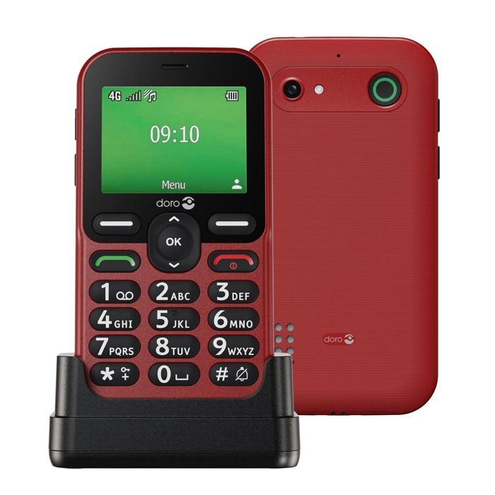 Téléphone portable Doro Leva E10 24” 4G Nano SIM Rouge Téléphone portable Doro Leva E10 24” 4G Nano SIM Rouge