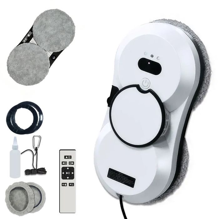 Robot nettoyeur de vitres machine à laver les vitres haute aspiration 5600PA nettoyeur à distance anti-chute avec télécommande