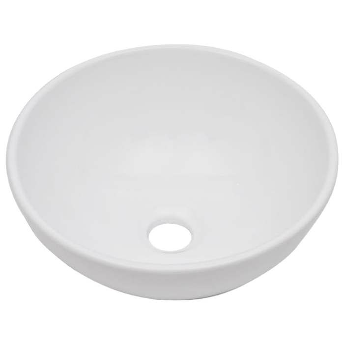 Ensemble de meubles de salle de bain 2 pièces - céramique - avec lavabo - COCO - métal - aggloméré - gris - 1 étagère&84676