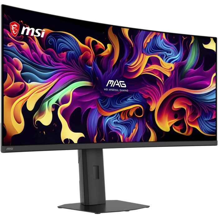 Écran PC MSI MAG 341CQP QD OLED X28 34 UltraWide QHD 280Hz QD OLED Courbe 0 03ms Ajustable - vue 1
