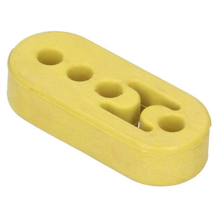 Akozon Muffler Hanger, 4 Holes Shockproof Exhaust Mount for Maintenance