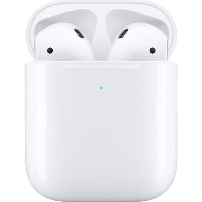 APPLE AirPods 2e génération avec boitier de charge filaire Blanc Reconditionné - Apple reconditionné disponible sur Cdiscount Seconde Vie