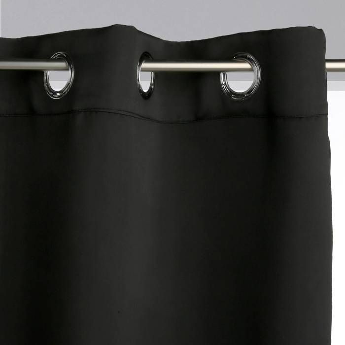 Rideau Occultant Noir 260x140 Cm