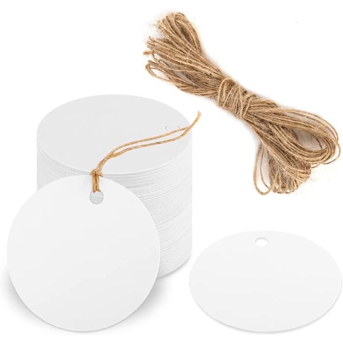 100 PCS Étiquette Cadeau Noël Étiquette Kraft 10 ÉtiquettesCadeaux à