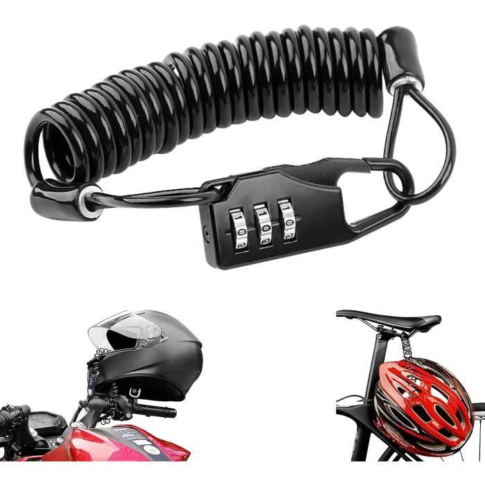 Antivolo Per Casco Motociclo - Lucchetto A Combinazione 150 Cm