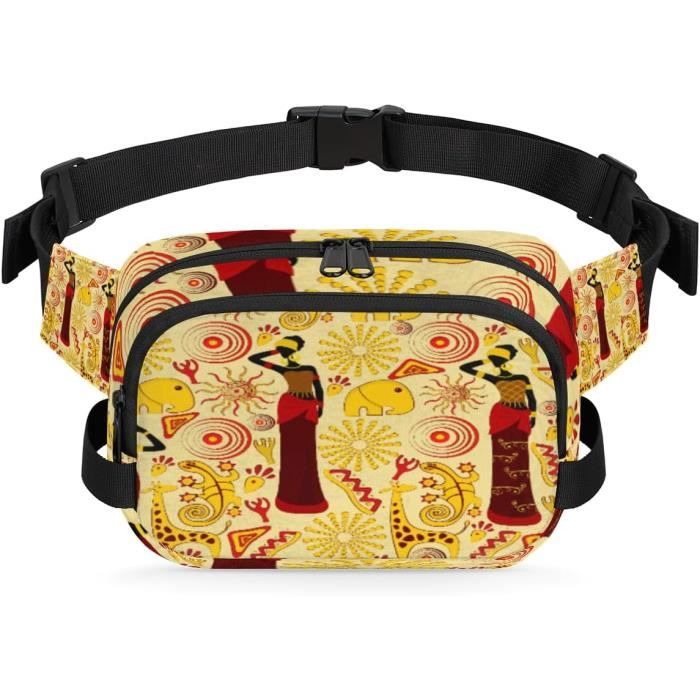 Sac Banane Africain Pour Femme Sac Banane Pour Femme Et Homme Imprime Tribu Exotique Sac A Bandouliere Tendance Avec S u926 Cdiscount Bagagerie Maroquinerie