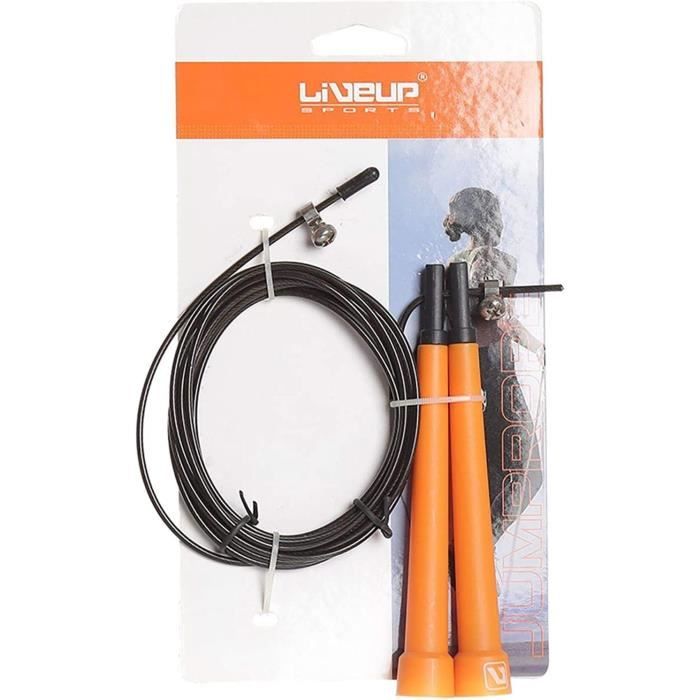 Corde à Sauter De Vitesse Pour Fitness Et Boxe - Câble Acier, Poignées Aluminium, Roulements à Billes, Réglable, Cardio, MMA, CrossFit - 1