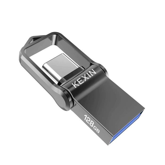 Kexin Cle Usb 128go 3 1 Type C Pendrive En Metal Etanche Antichoc