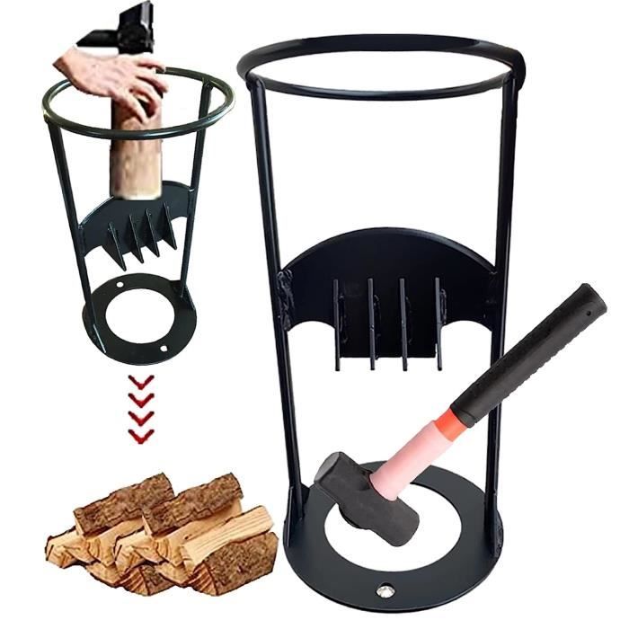Fendeur à Bois Manuel Portable - Avec Gants Et Sac De Rangement, Pour Camping